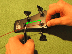 Cut off excess string