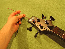 Excess bass string