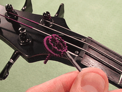 You may clip the coiled end off if need be